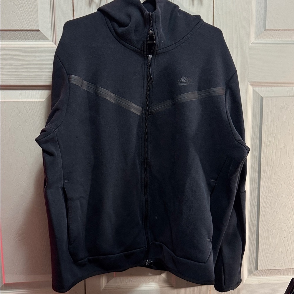 Nike Black tech fleece Full-Zip Sweatshirt
